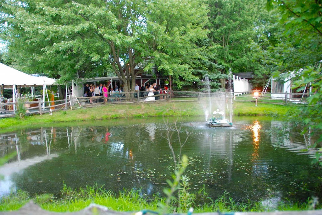 Peti lac avec fontaine de la Champenoise à Saint Damas près de Rougemont