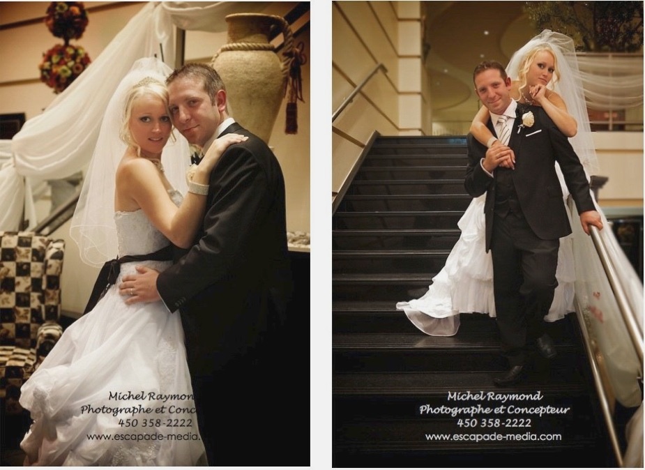 Le-couple-mariés-dans-escalier-de-la-Casa-dl-Mar