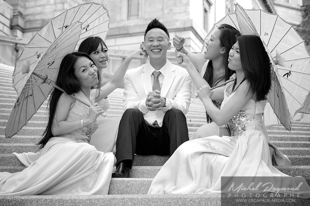 photo humour demoiselles et le marié vietnamien