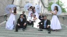 vidéo de mariage de la séance photo à l'Oratoire Saint-Joseph