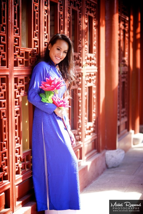 jolie-photo-vietnamienne-avec-lotus-à montréal