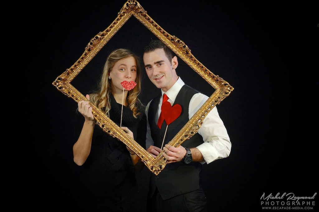 photobooth  couple avec cadre