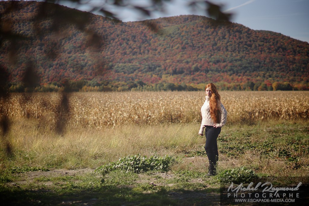 belle femme rousse &agrave; Saint-Hilaire