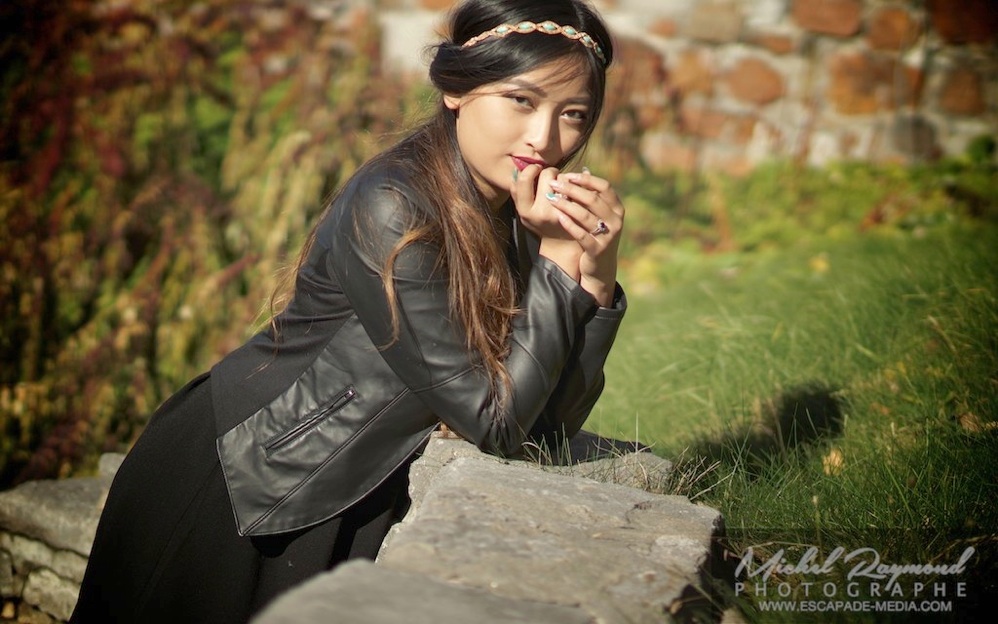 manequin andr&eacute;anne tremblay au parc jean drapeau