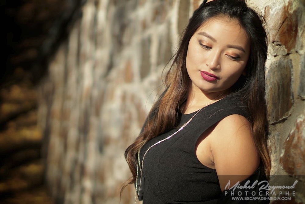 shooting avec andr&eacute;anne tremblay &agrave; la poudri&egrave;re