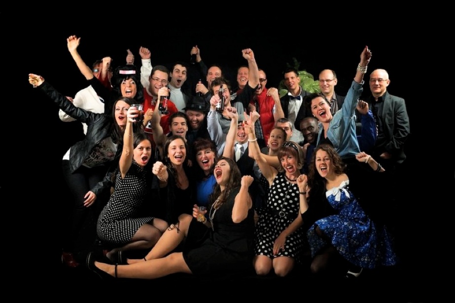 shooting party groupe