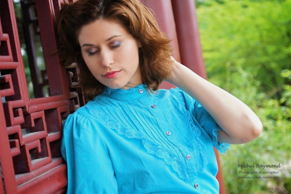 photo portrait avec julue au pavillon de chine