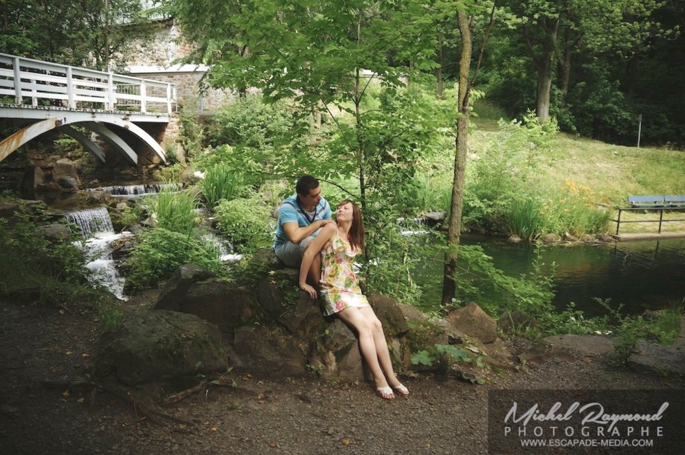 Photo de couple au parc jean Drapeau
