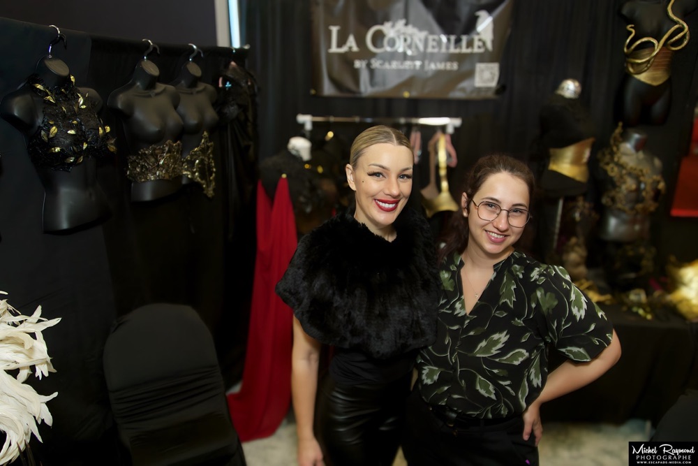 scarlett-james-et-oc&eacute;ane-raymond-boutique-la-corneille-au-salon-national-de-la-femme