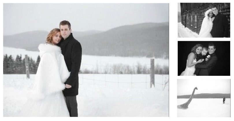 mariage thème d'hiver au Québec